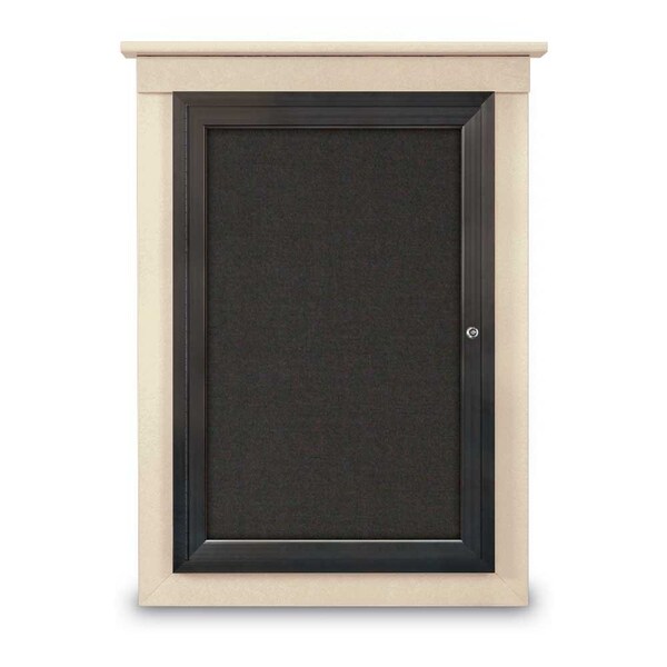 Single Door Enclosed Letterboard, 47"x36